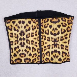 Ann Chery Waist Trainer 36 Leopard Print Workout Cincher Faja Compression Shapew